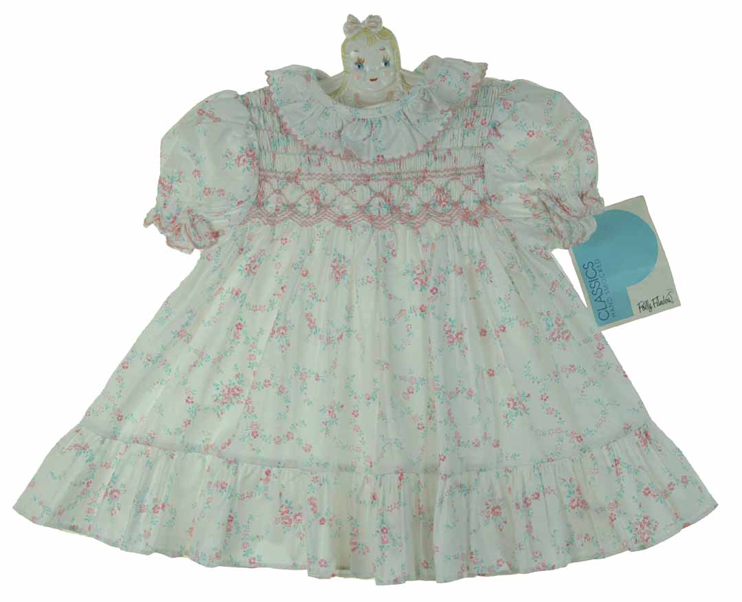 Robe De Cérémonie Pour Petite Fille Polly Flinders - Velours Rouge - Taille 5T - Vintage - Occasion TB