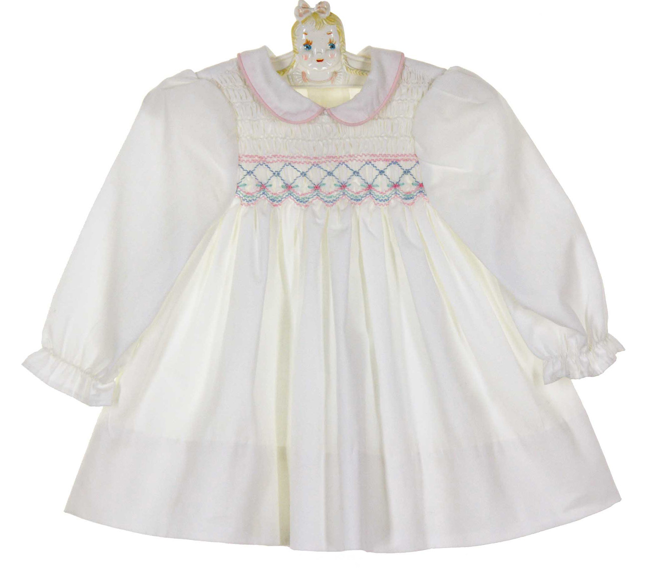Polly Smocked Dress-Paysanne Blossom main image 1