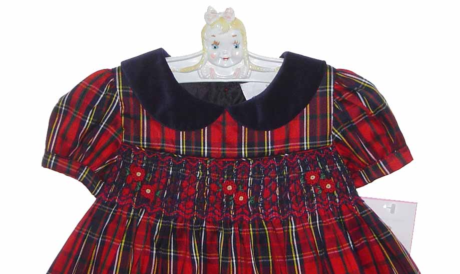 Rare Editions Christmas dress,red plaid Christmas dress,red plaid