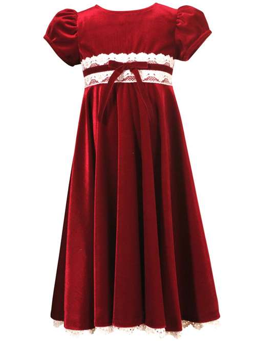 Rare Editions Christmas dress,red velvet Christmas dress,red velvet and
