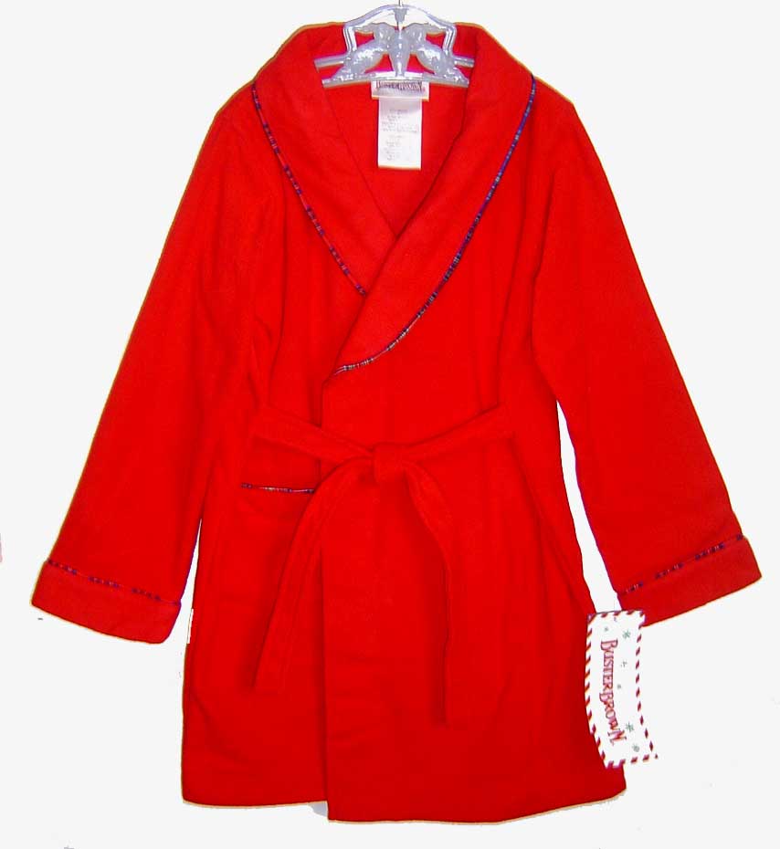 Christmas pajamas,Christmas robe,red flannel robe,boys christmas robe