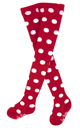 Cutewalk by Babyhug Anti-Bacterial Tights Polka Dots - Navy