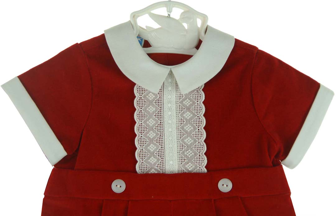 red velvet baby romper,red velvet infant romper,baby boy Christmas romper,baby boy holiday