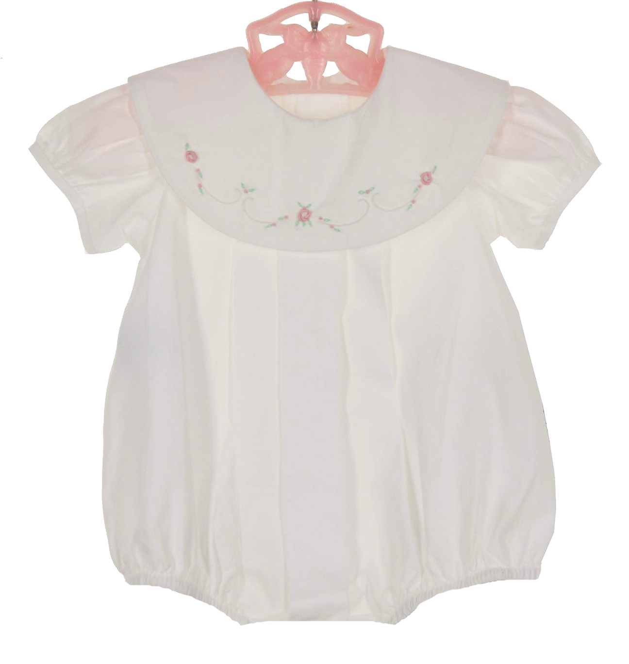 White Rose Embroidered Bubble main image 1