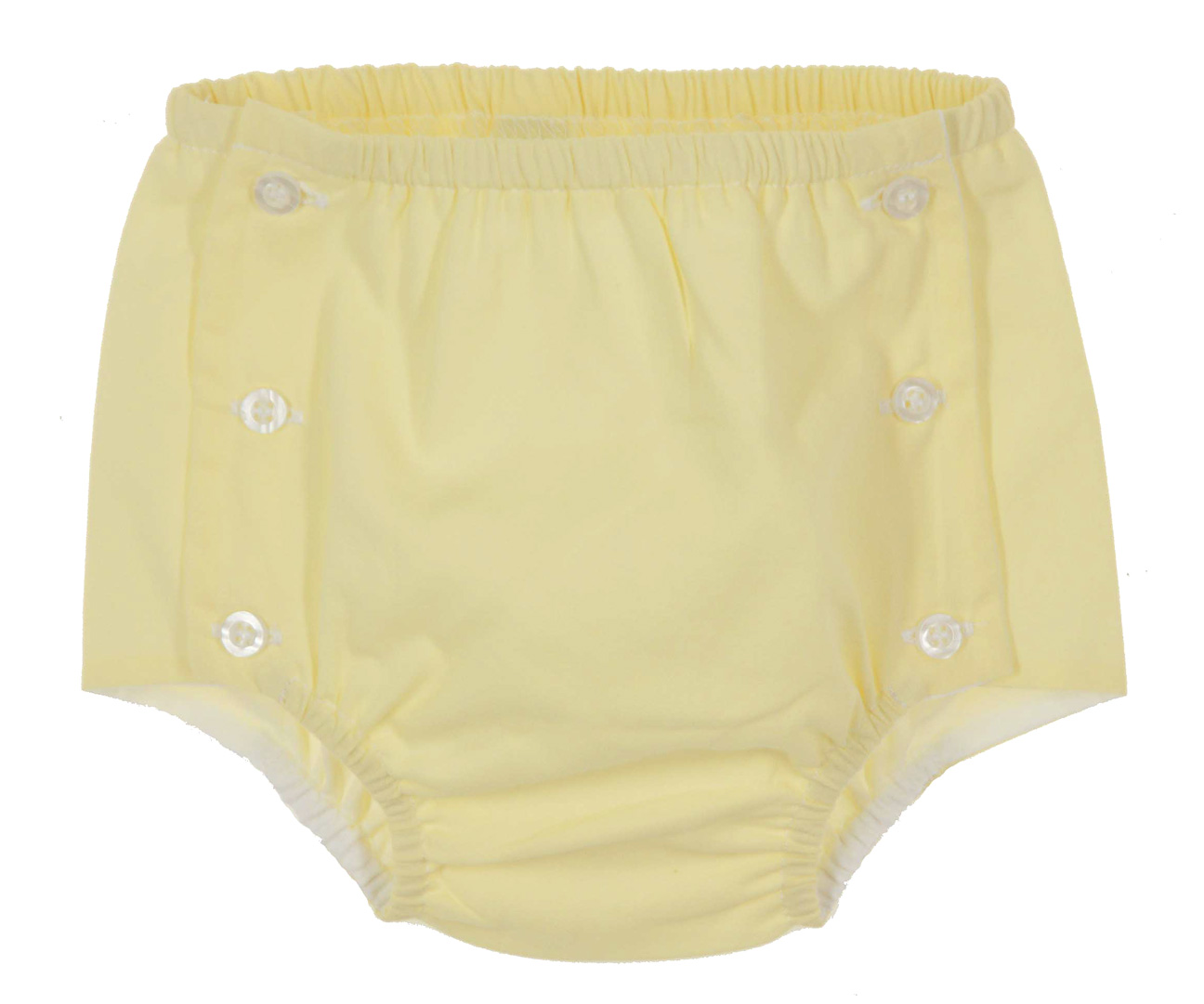 Remember Nguyen yellow and white diaper set with embroidered duck