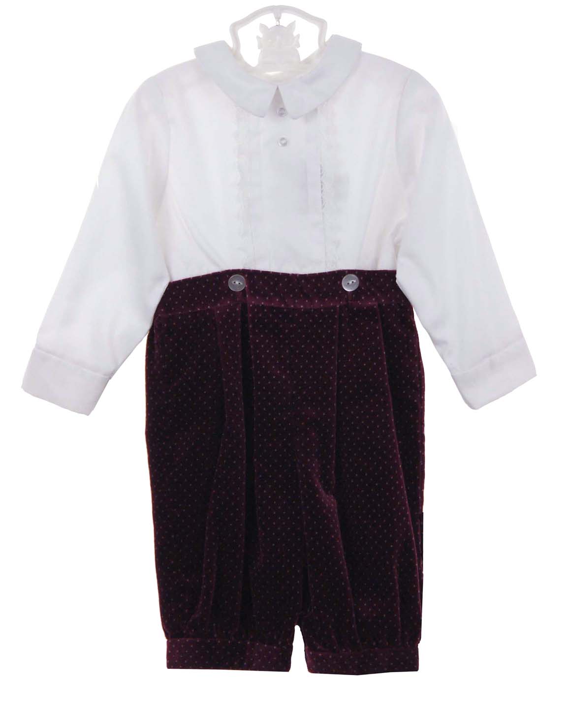 Rici plum velvet dotted knickers ser,plum velvet dotted knickers set