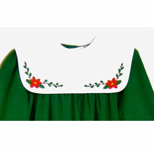 green emerald velvet dress Girls Reindeer dress - Monogrammed Christmas Dress - Corduroy Christmas  jumper dress main image 1