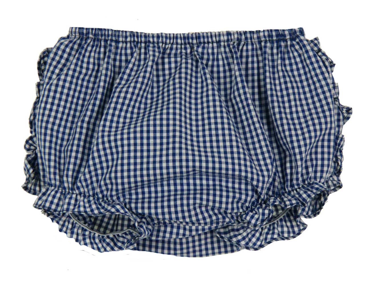 Rosalina navy checked gingham ruffle bottom diaper cover,baby girls