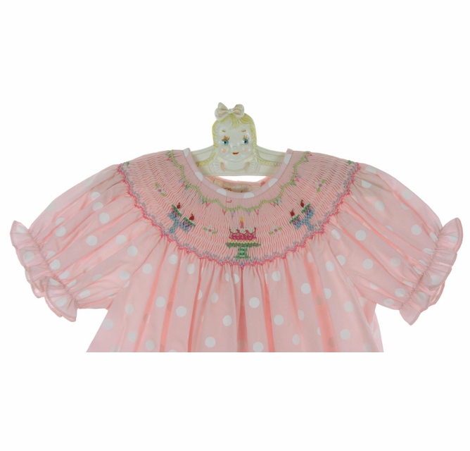 rosalina smocked birthday dress Rosalina Bubble 3T