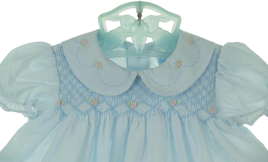 Rosalina baby dress,vintage style baby dress,newborn baby dress,smocked