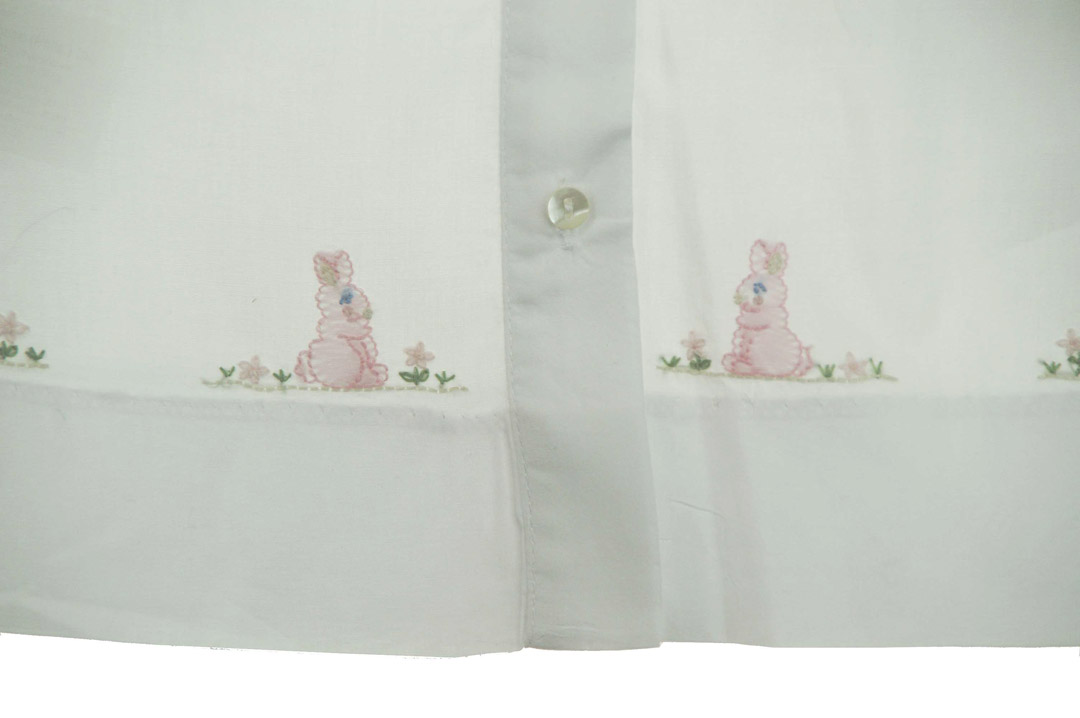 Lullaby Set Rosebud Daygown & Bonnet Set, White main image 0
