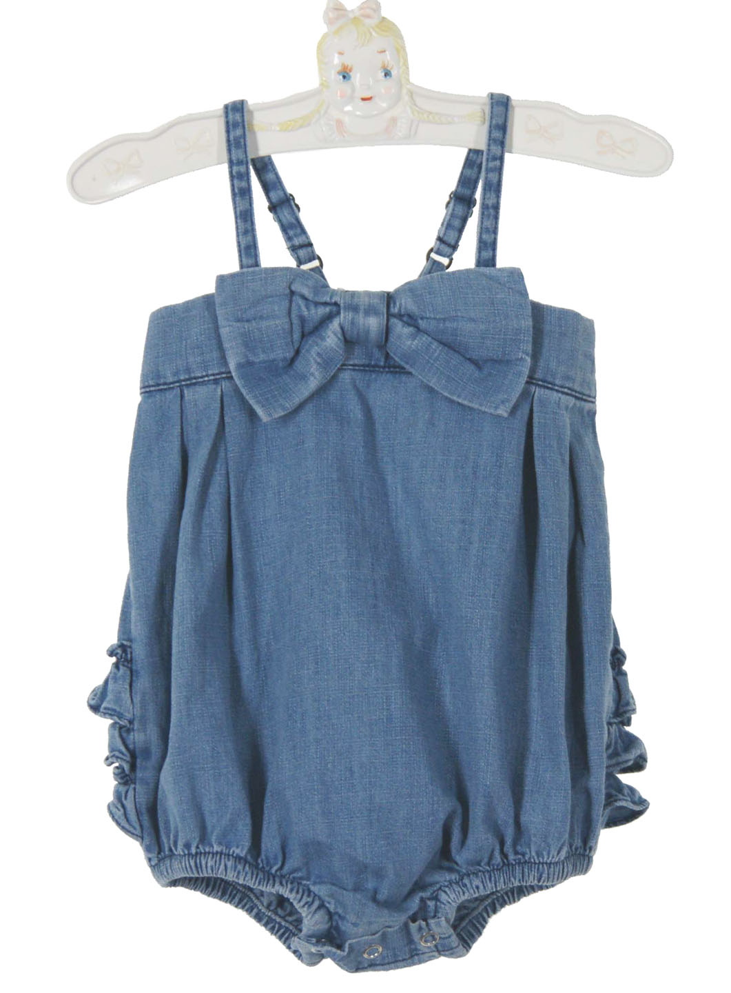NEOPOLITAN BIRDS Ruffle Sunsuit main image 1