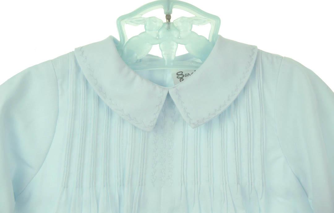 Sarah Louise blue baby romper,Sarah Louise blue baby boy outfit,Sarah