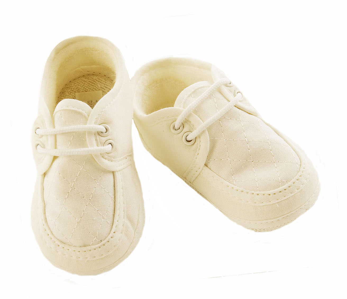 Sarah Louise Boys Christening Shoes - Ivory main image 1