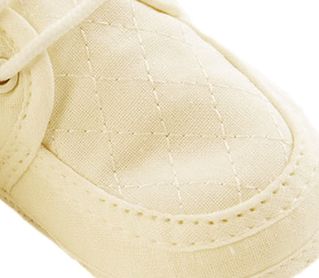 Sarah Louise Boys Christening Shoes - Ivory main image 0