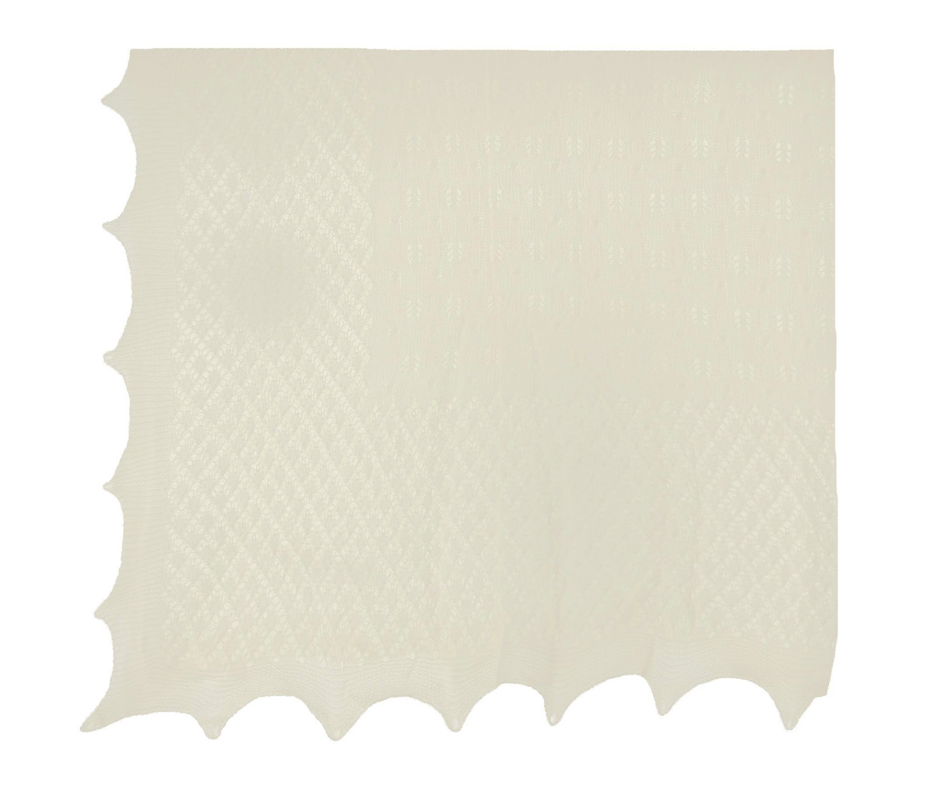 NEW Sarah Louise Delicate Knit Heirloom Style Ivory Blanket