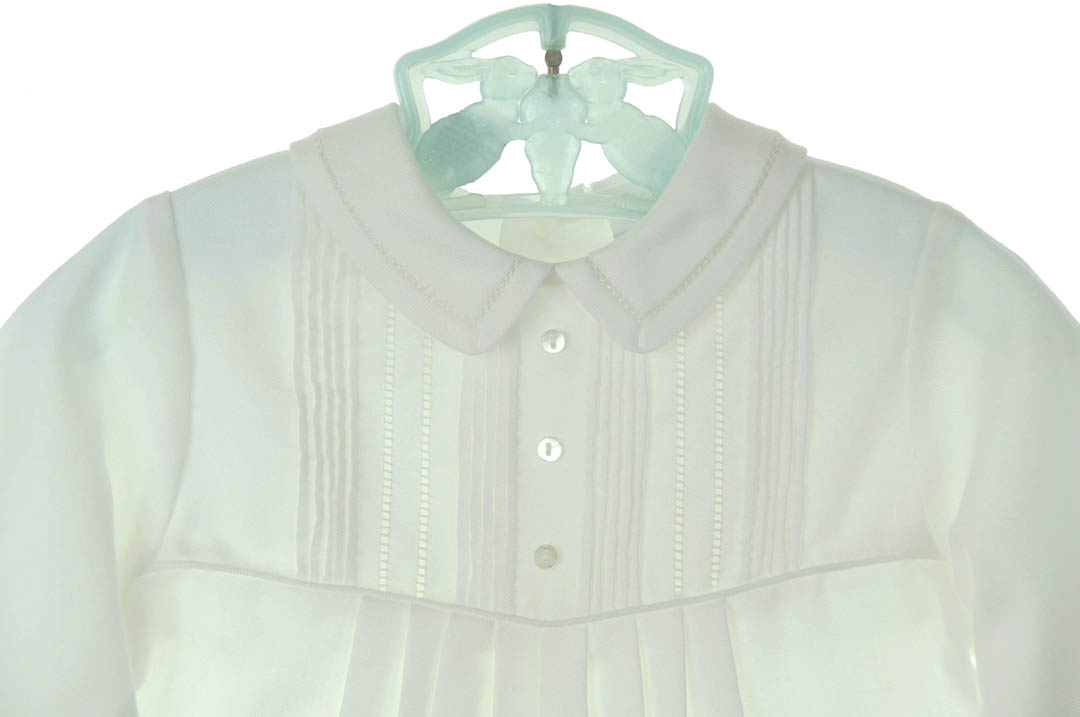 Sarah Louise ivory baby longall,Sarah Louise baby boy romper,Sarah