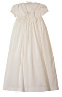 Sarah Louise Girls Christening Shoes - Ivory