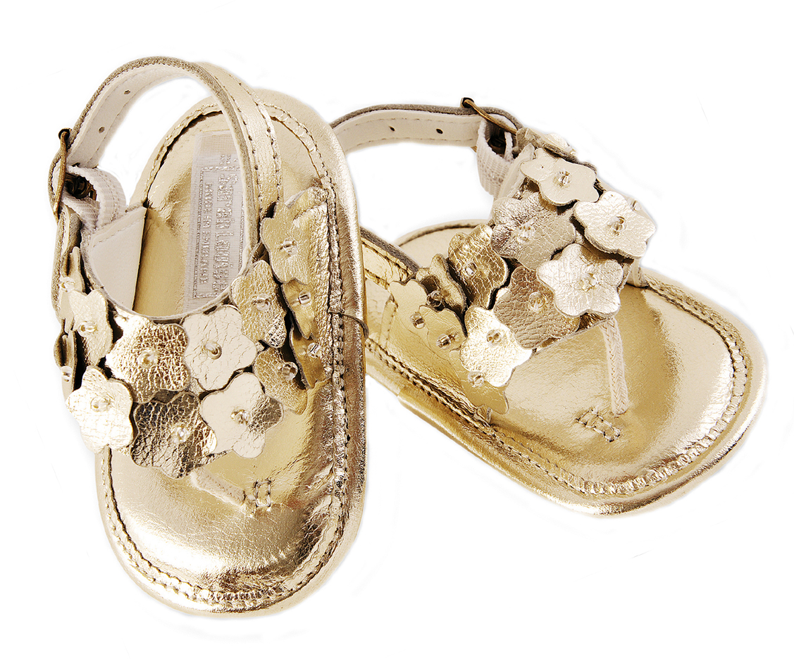 Sarah Louise baby shoes,Sarah Louise sandals,baby sandals,gold baby