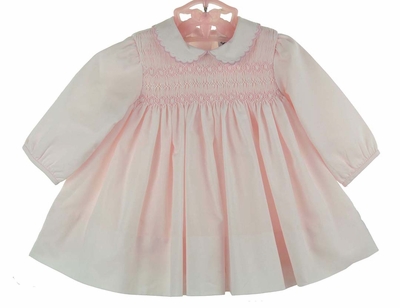 Pink Batiste Dress with Christmas Bell main image 0