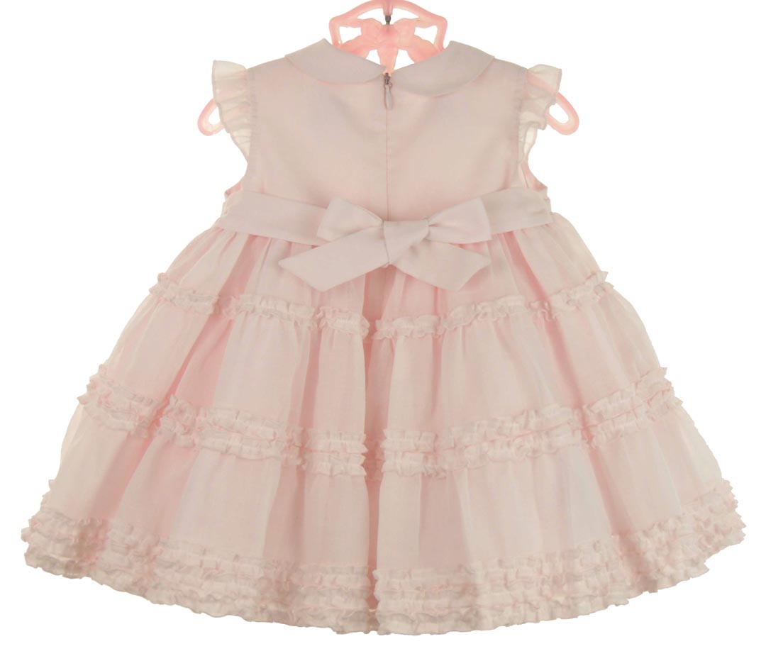Sarah Louise pink baby dress,Sarah Louise pink toddler dress,baby girl