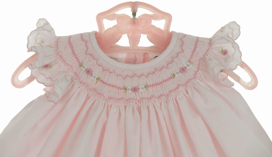 Sarah Louise pink pinafore dress,pink pinafore dress set,baby girl pink