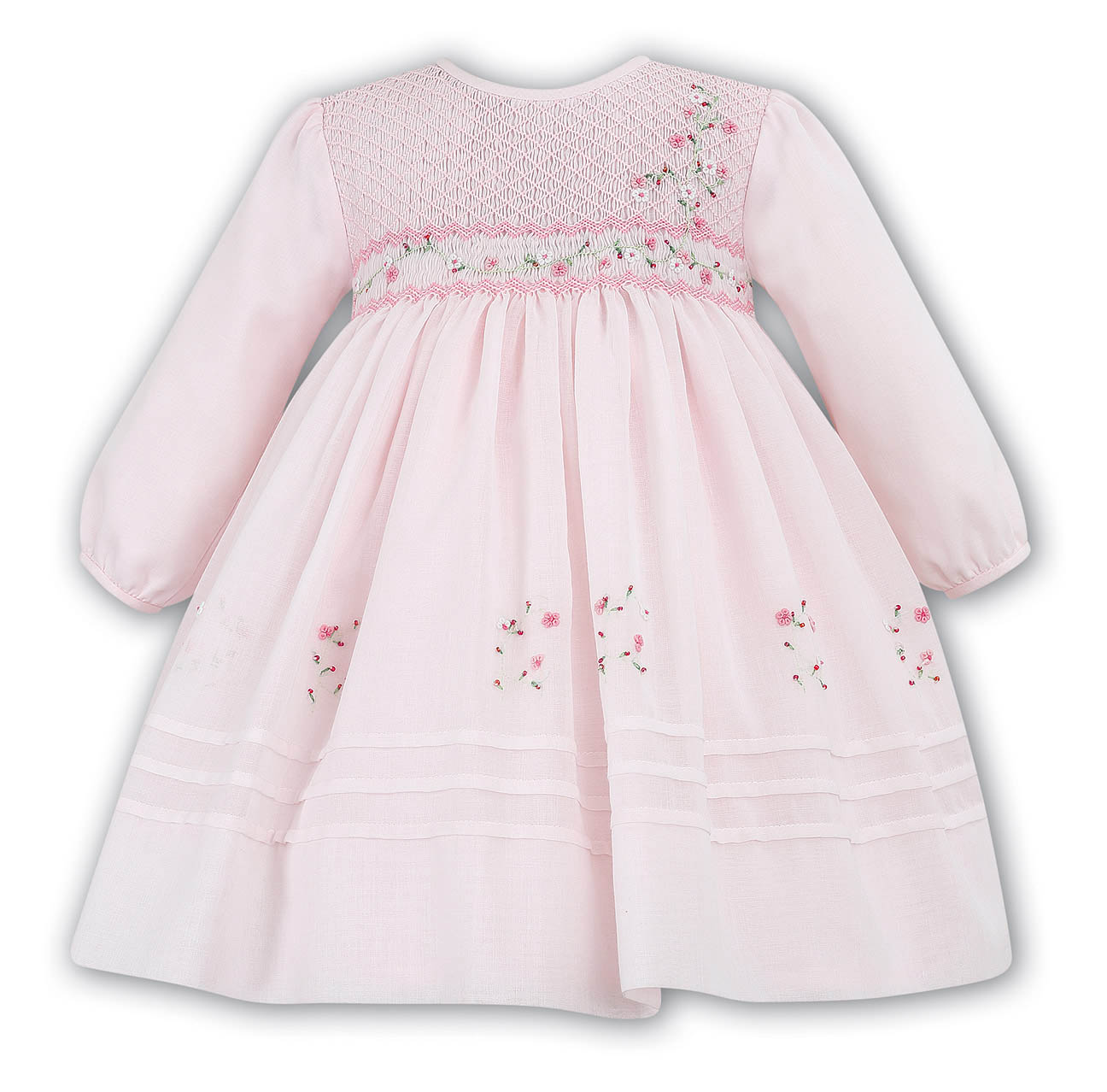 SARAH LOUISE -  2 Piece Embroidered Set - Pink