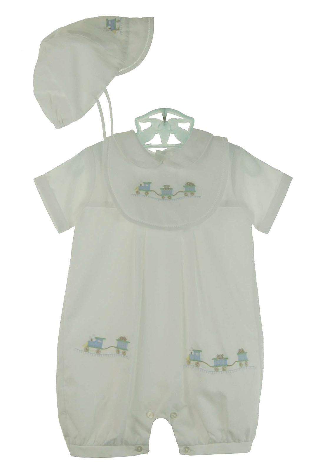Take A Look About White Romper With Train