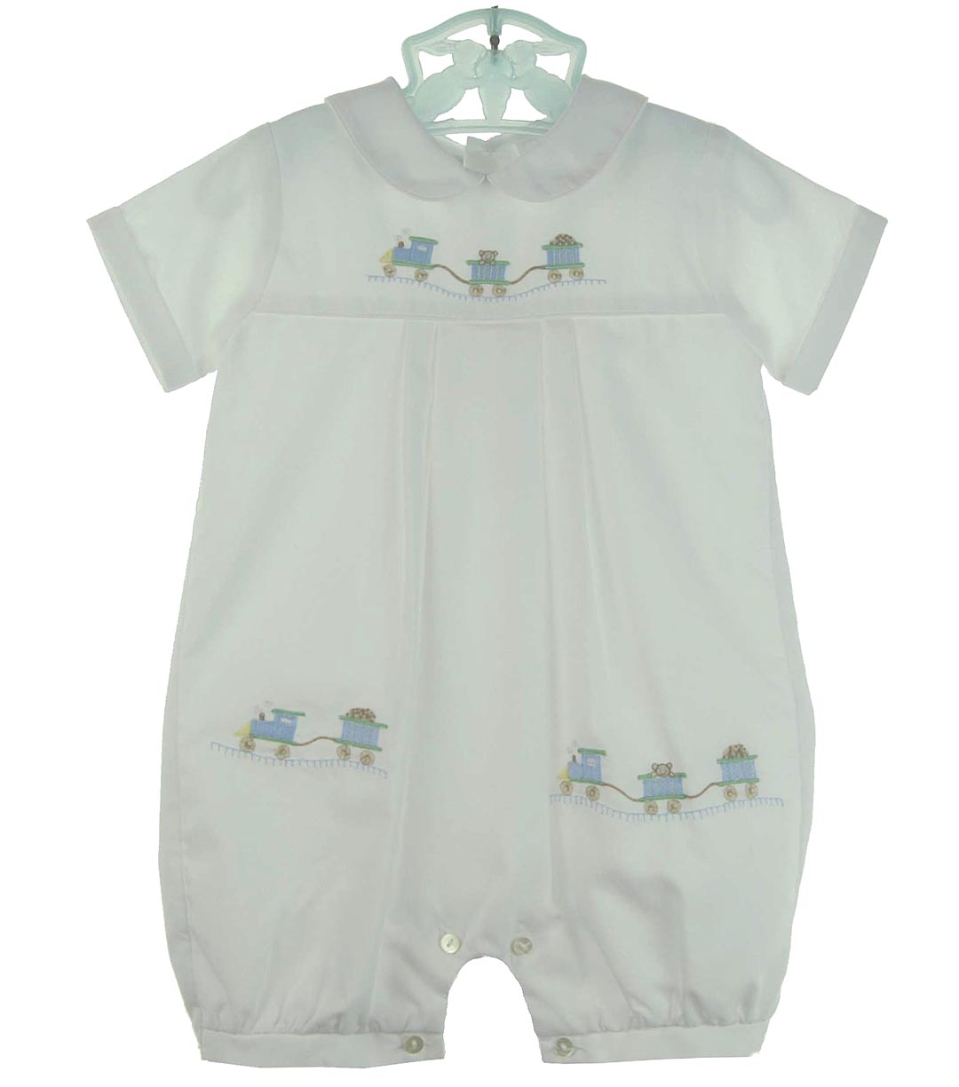 Take A Look About White Romper With Train