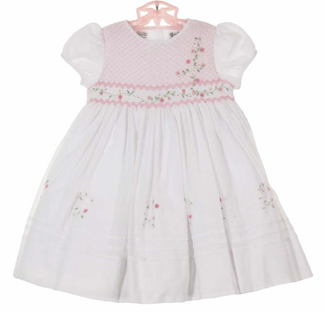 smocked birthday dress 2t Aini Babe Baby Girl Clothes Birthday Party Dresses for 1 Year Old Infa main image 0