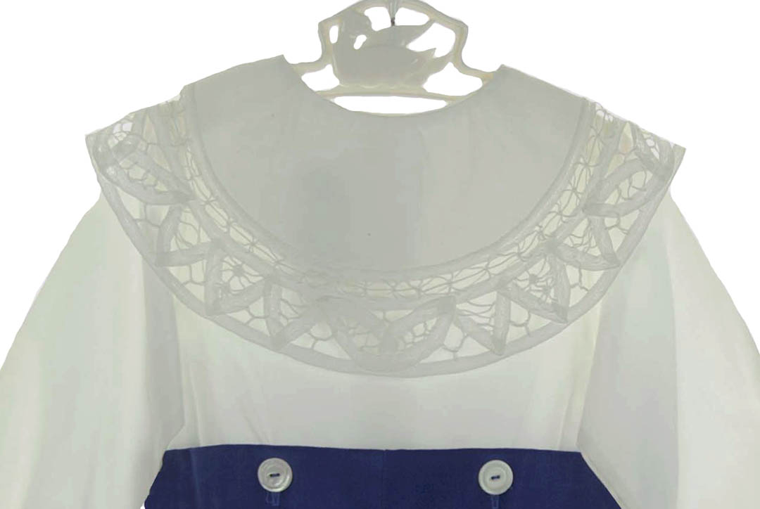 Victorian Heirlooms royal blue velvet shorts set,royal blue velvet