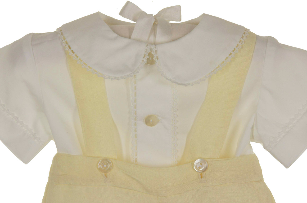 Victorian Heirlooms yellow linen eton suit,yellow linen eton suit for