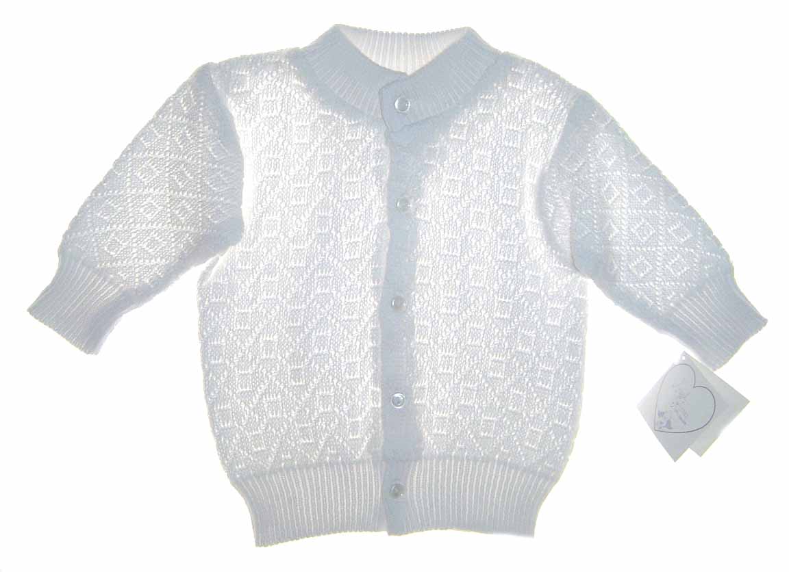 white baby sweater and hat set,baby christening sweater and hat set,newborn sweater and hat set