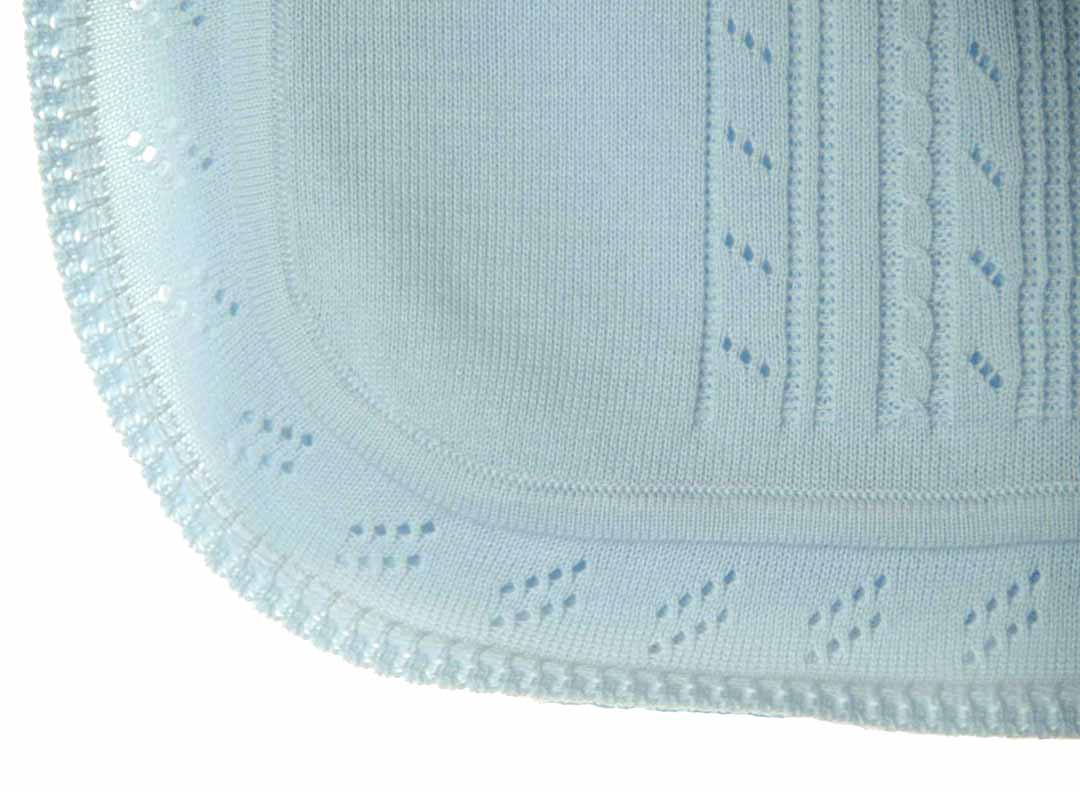 Will'Beth baby blanket,Willbeth baby blankets,blue baby blanket,blue