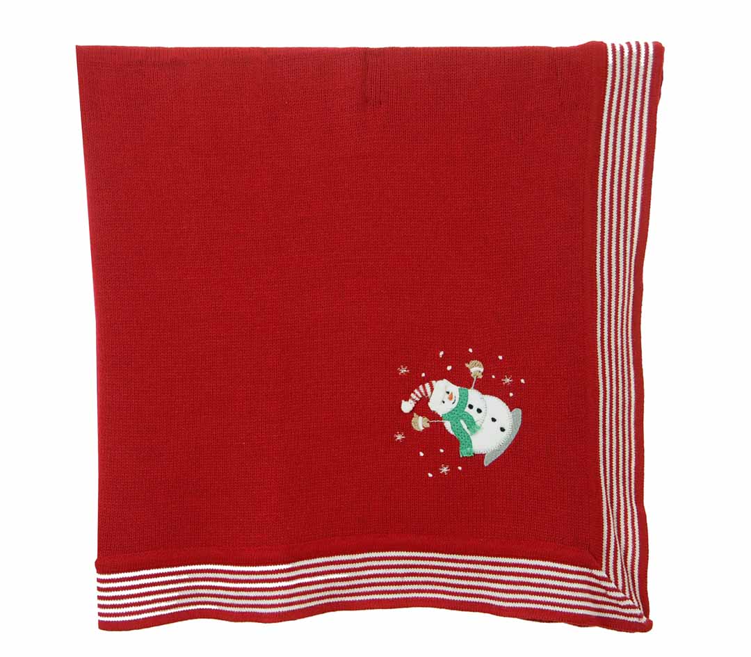 Will'Beth baby blanket,Willbeth baby blankets,red baby blanket,red