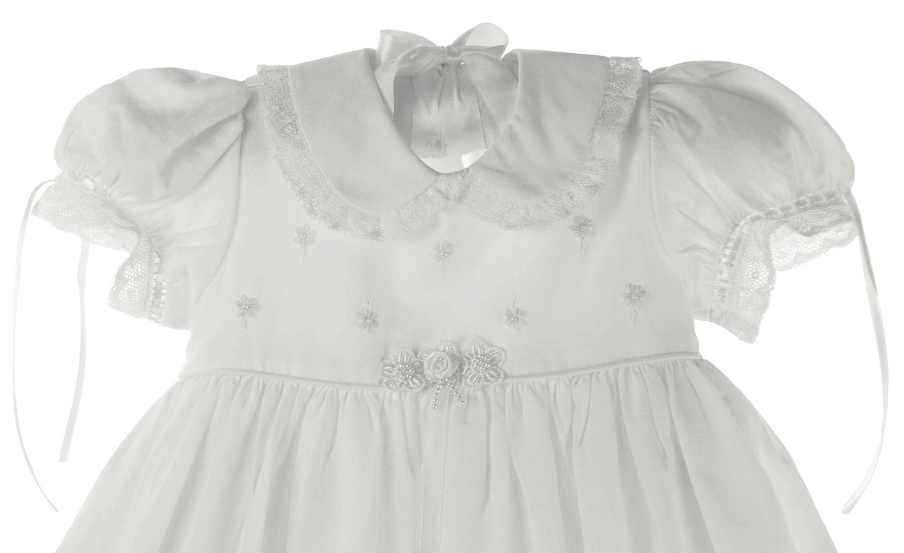 Christening Gown - Cotton Embroidered