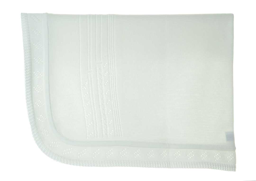Will'Beth baby blanket,Willbeth baby blankets,white baby blanket,white