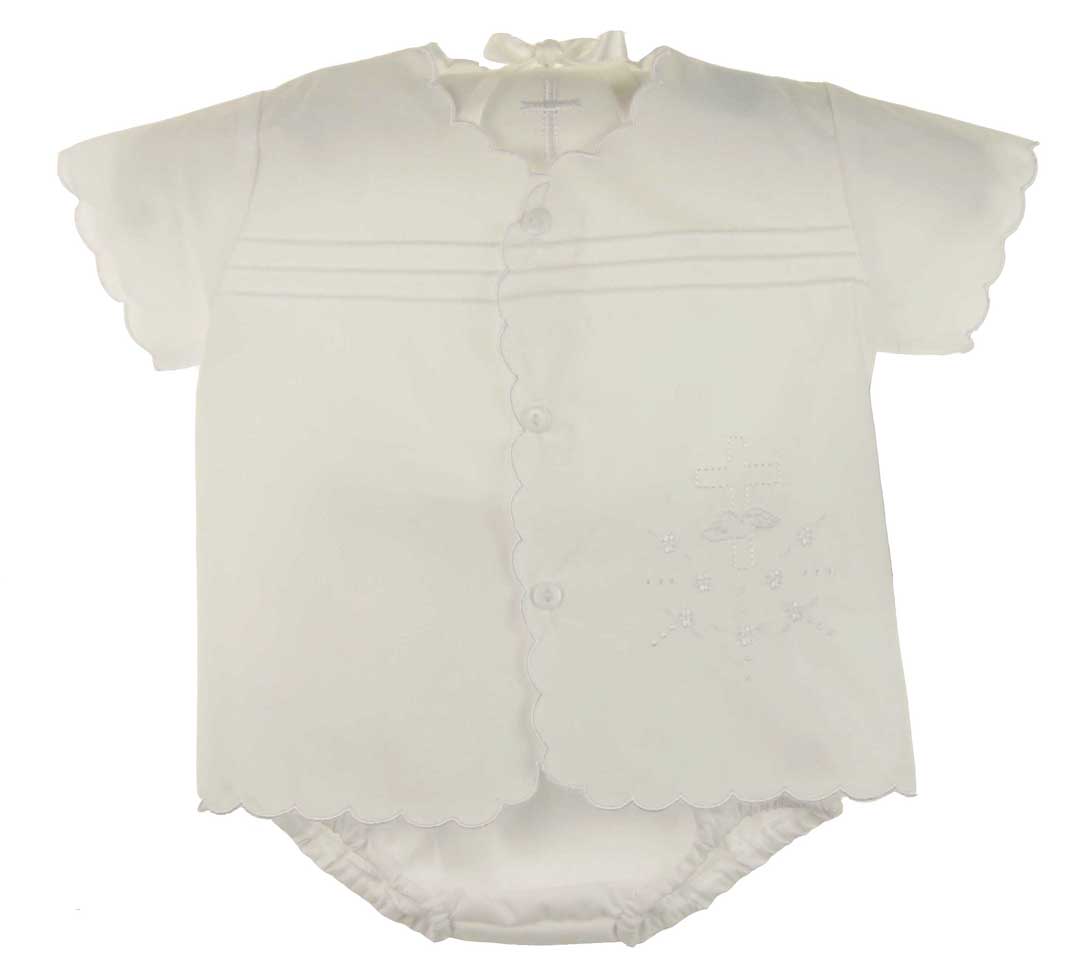 Will'Beth diaper set with cross,baby boy diaper set,baby girl diaper