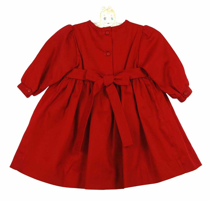 white christmas dresses Will Beth Red and Ivory Dress main image 1