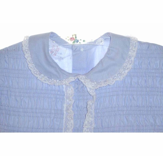army warrant officer dress blues Ivory Lace Gown with Blue Buttons 1940s XS main image 1