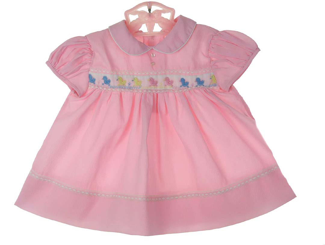 vintage 1960s pink baby dress,heirloom pink baby dress,retro pink baby