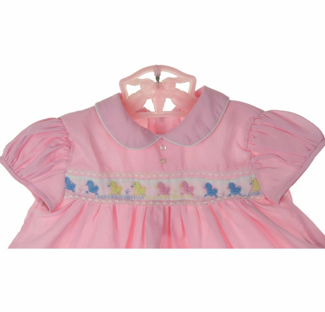 vintage 1960s pink baby dress,heirloom pink baby dress,retro pink baby dress,vintage  pink dress for baby girl,vintage infant Easter dress,Easter dress for baby  girl,Easter dress with ducks,baby girl duck dress,pink Easter dress for
