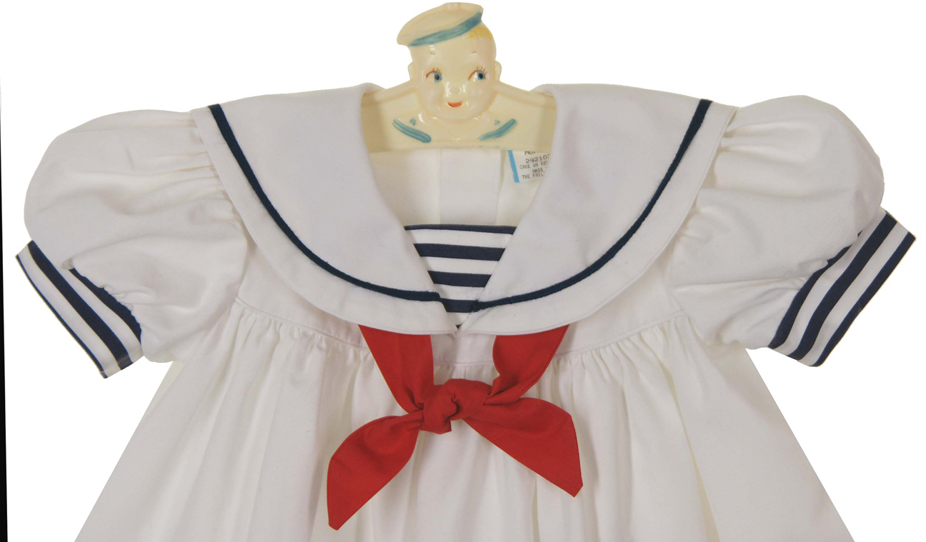 vintage sailor dress,baby girls vintage sailor dress,vintage sailor