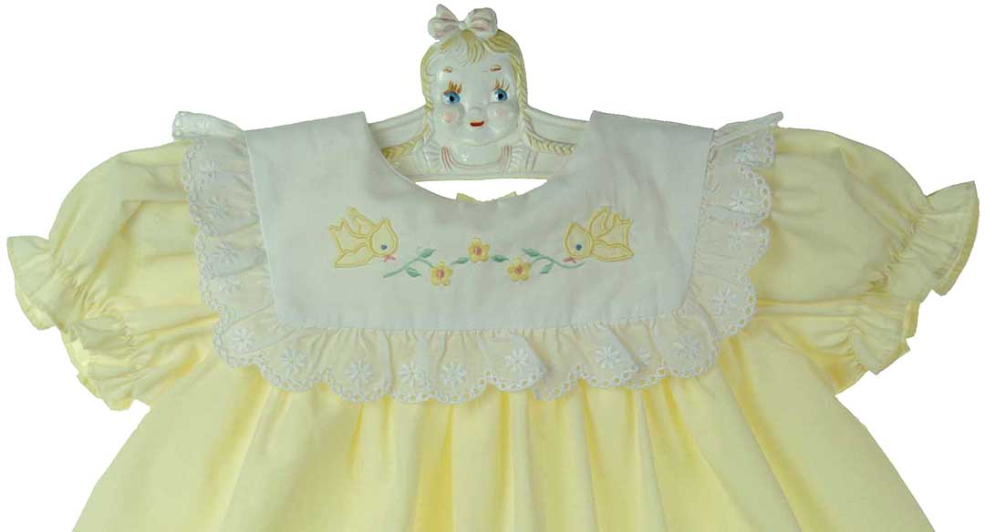 vintage yellow baby dress,baby girls vintage dress,vintage dress for