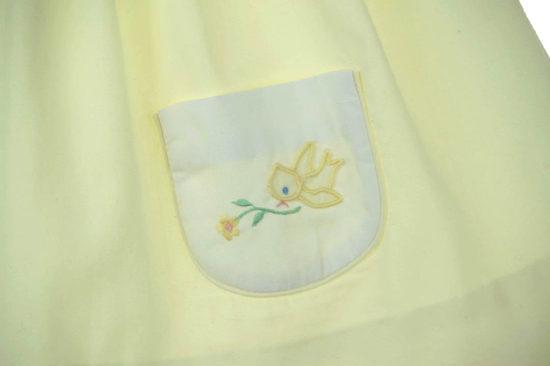 vintage yellow baby dress,baby girls vintage dress,vintage dress for
