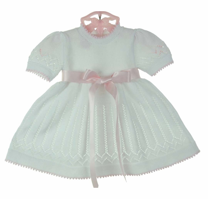 white christmas dresses Christening Gown girl, Cotton Baptism Gown, Girls Baptism Dress, Dedic –  Suma Christening Gowns, Flower Girls & First Communion main image 0