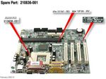 Compaq 210836-001 Motherboard
