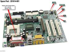 HP 251614-001 Motherboard
