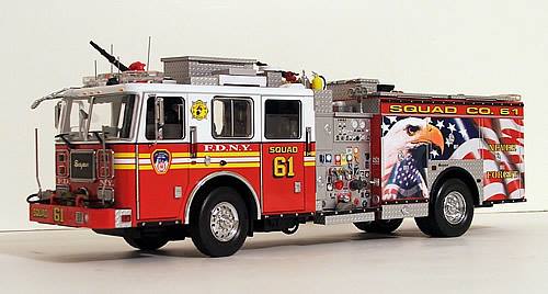 Code 3 1/32 FDNY Squad 61 DP Series #8 (12988)