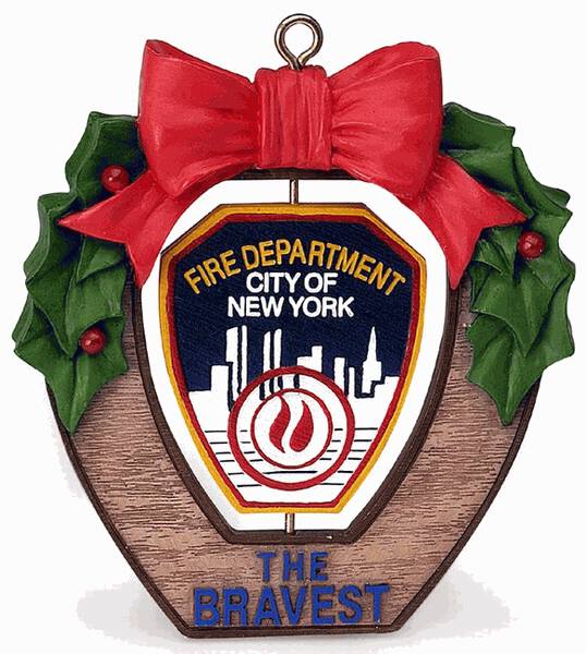 Code 3 F.D.N.Y. Christmas Collectible Ornament (12272) Free Shipping
